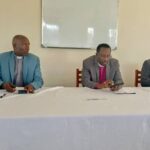 COMMISSIONING OF THE GUILD CANTEEN AT RUHARO CAMPUS, BISHOP STUART UNIVERSITY. BUILT BY 19TH GUILD GOVERNMENT