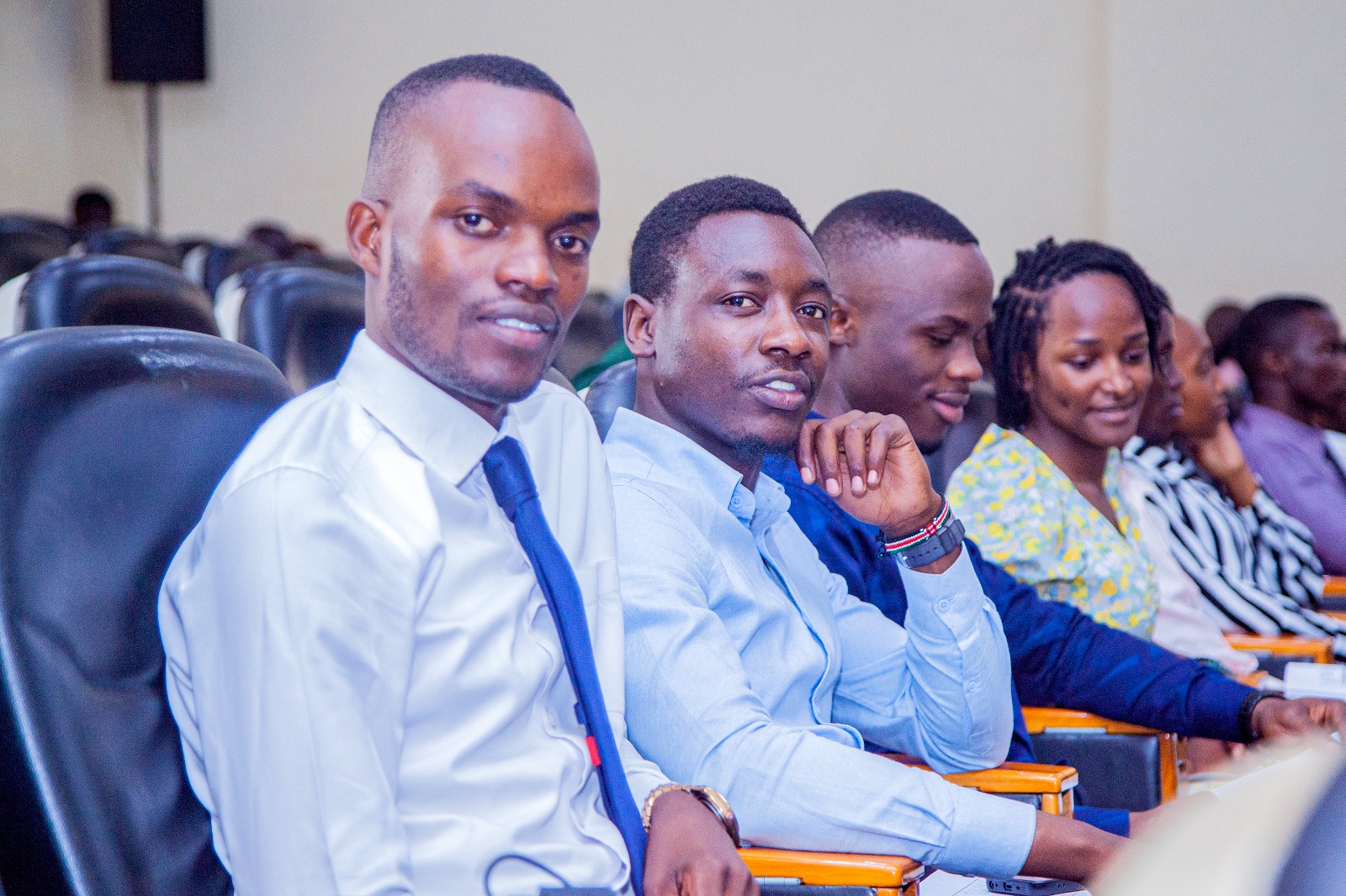 The guild president (Hon Asiimwe Ronald) , the secretary general (Hon Ayebare Rutakirwa) and other two students attended the IGAD YOUTHS SUMMIT at Makerere university