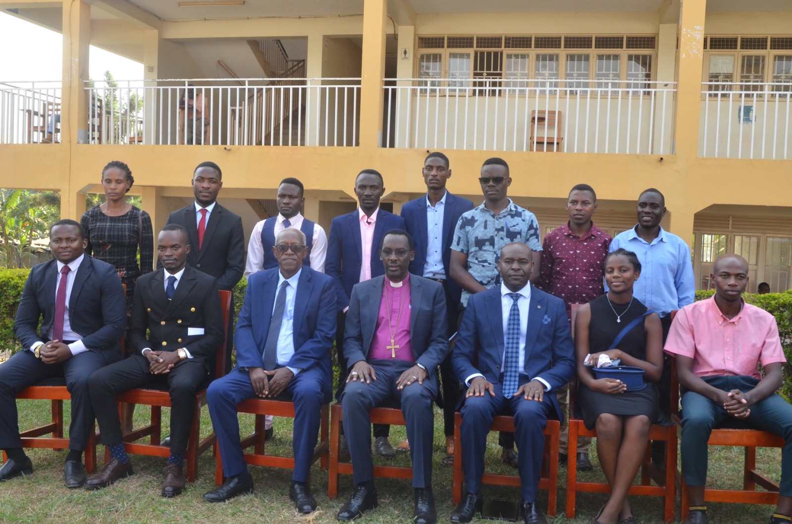 The 20th Guid Government together with the Chancellor Lord Bishop after welcoming The new and the 4th Vice Chancellor