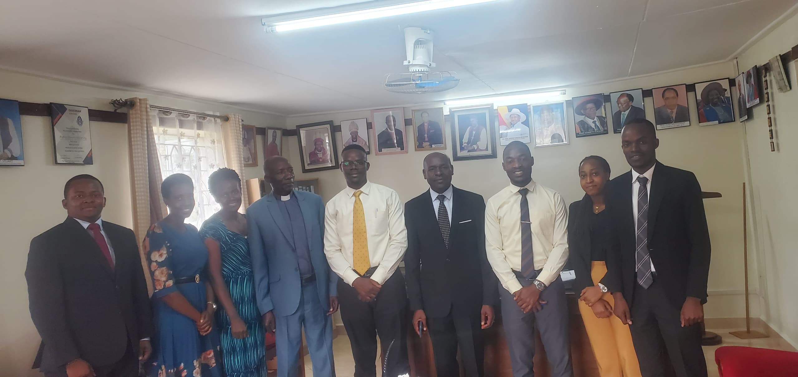 Guild Officials after meeting with the University officials
