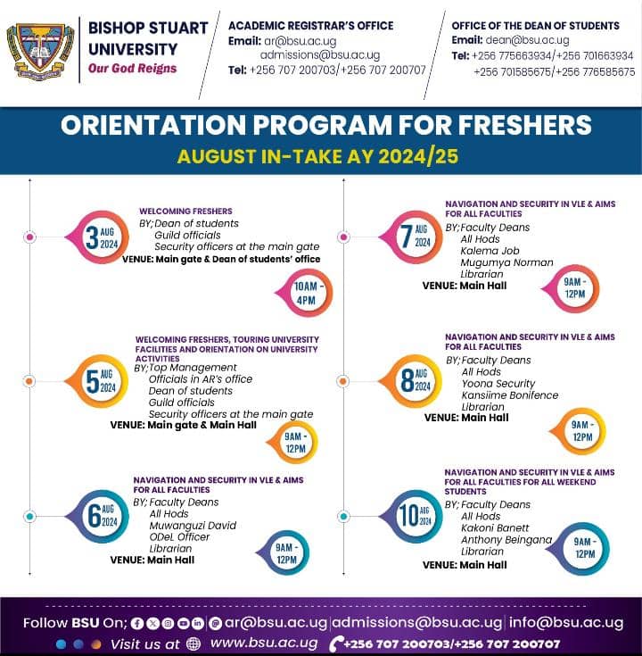 Orientation program for freshers
