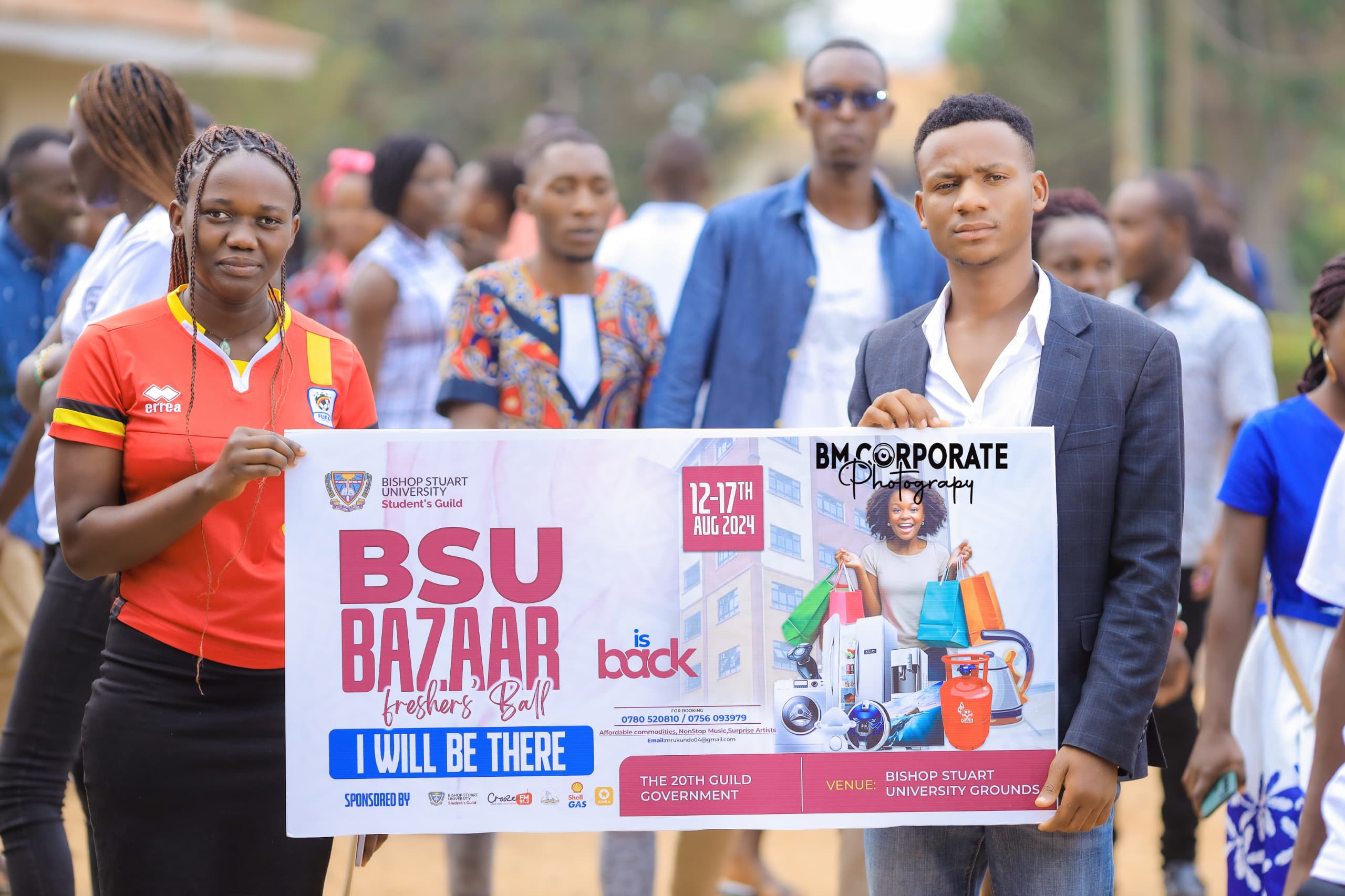 FRESHERS DURING LAUNCHING BSU BAAZAR