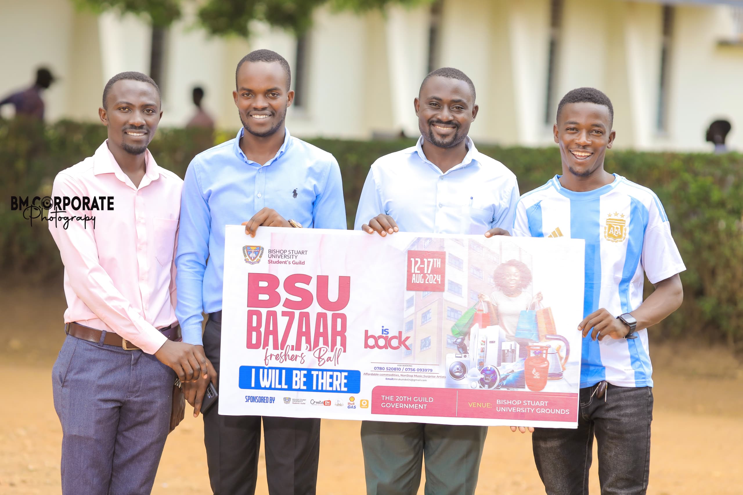 Some of the 20th Guild members during Launching BSU BAAZAR
