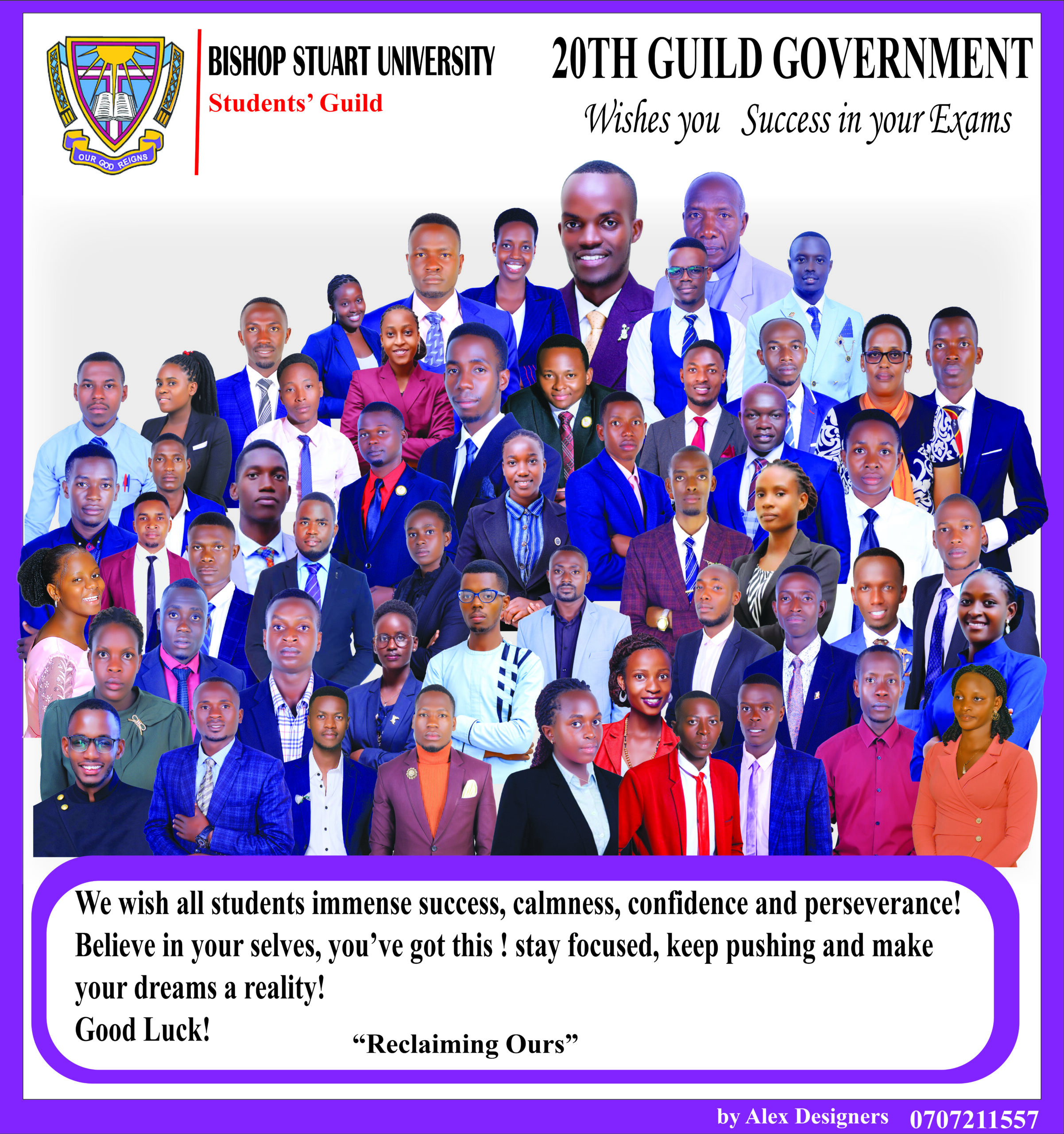 Message from 20th Guild Government to all students During Examinations Period