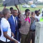 20th BSU Guild government Commissioning of the New Basketball Court at the Faculty of Law Presided over by the Chancellor, Bishop Sheldon Mwesigwa.