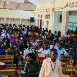 New Students being oriented
